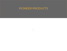 Tablet Screenshot of pioneers.com
